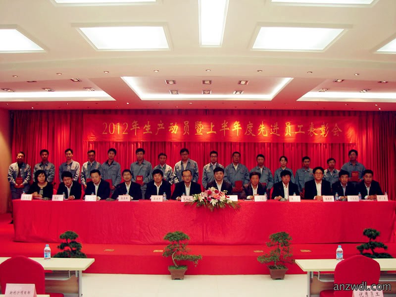 2012年生产动员暨上年度优秀员工表彰大会隆重召开